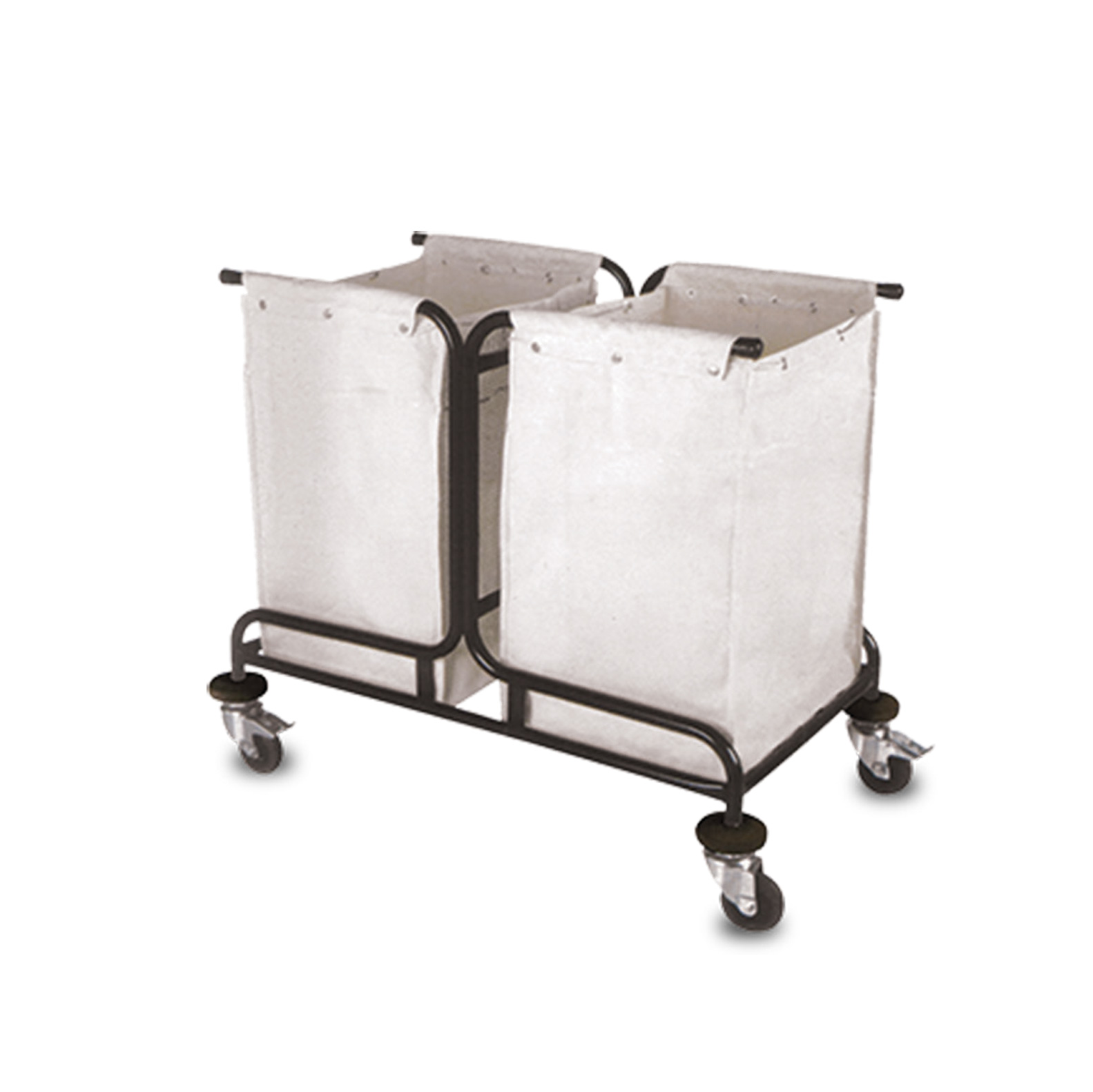 Çift Torbalı Çamaşır Toplama Arabası