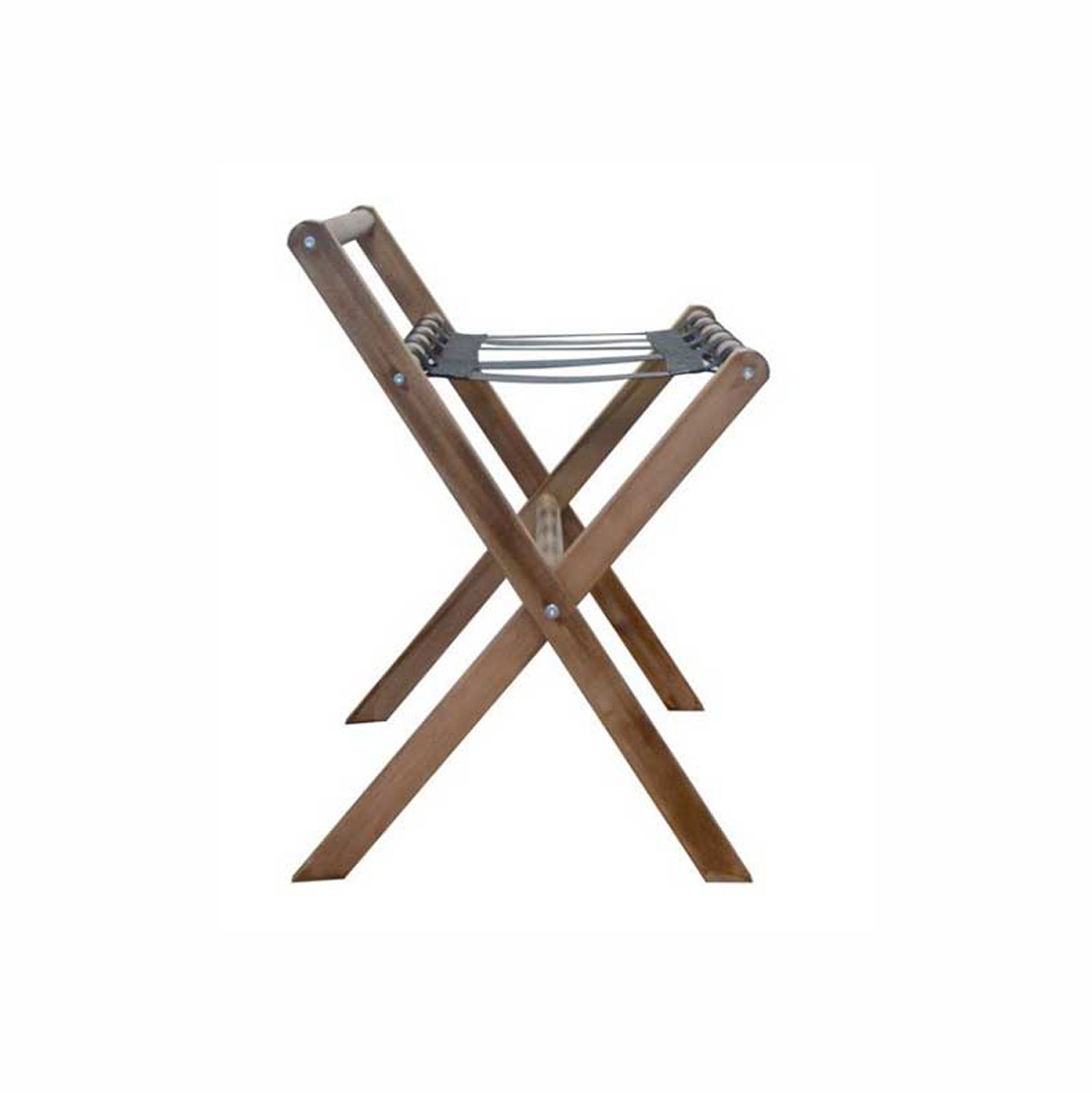 Ahşap Valizlik Arkalıklı Lamalı