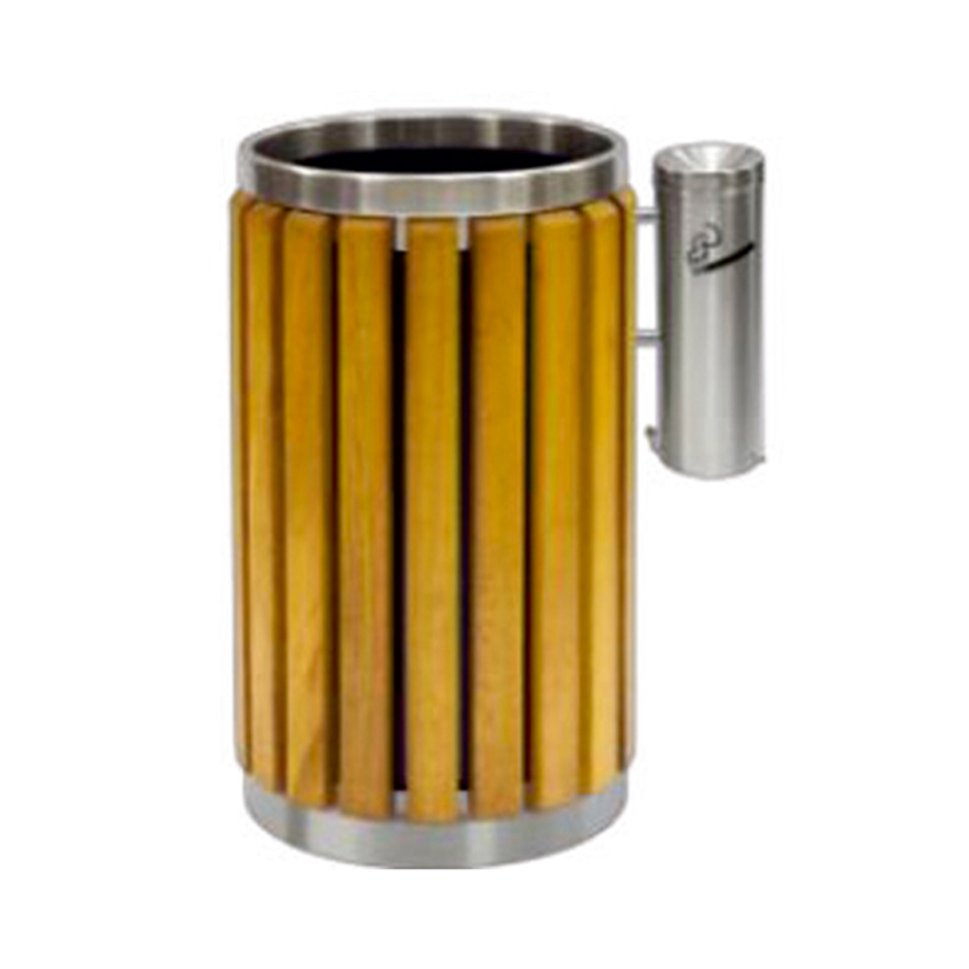 Ahşap Dış Mekan Çöp Kovası