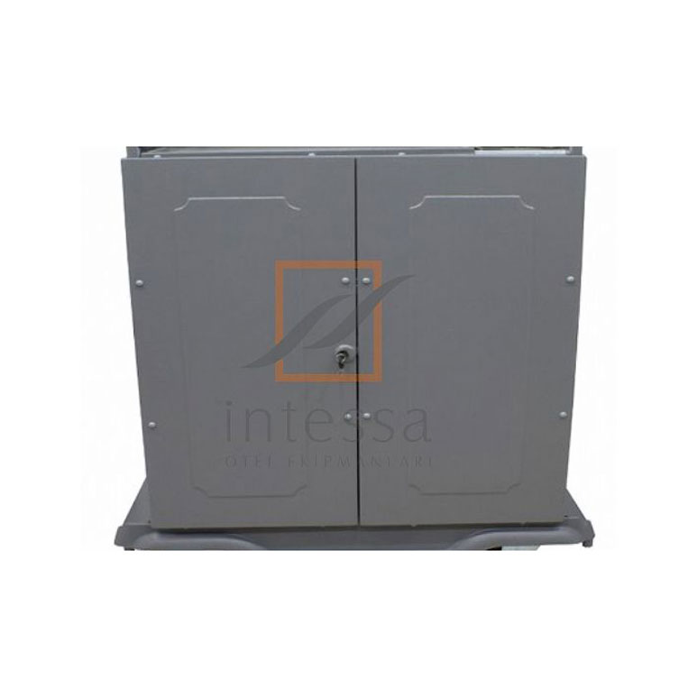 OTEL KAT TEMİZLİK ARABASIPLASTİK KAPAKLI JT