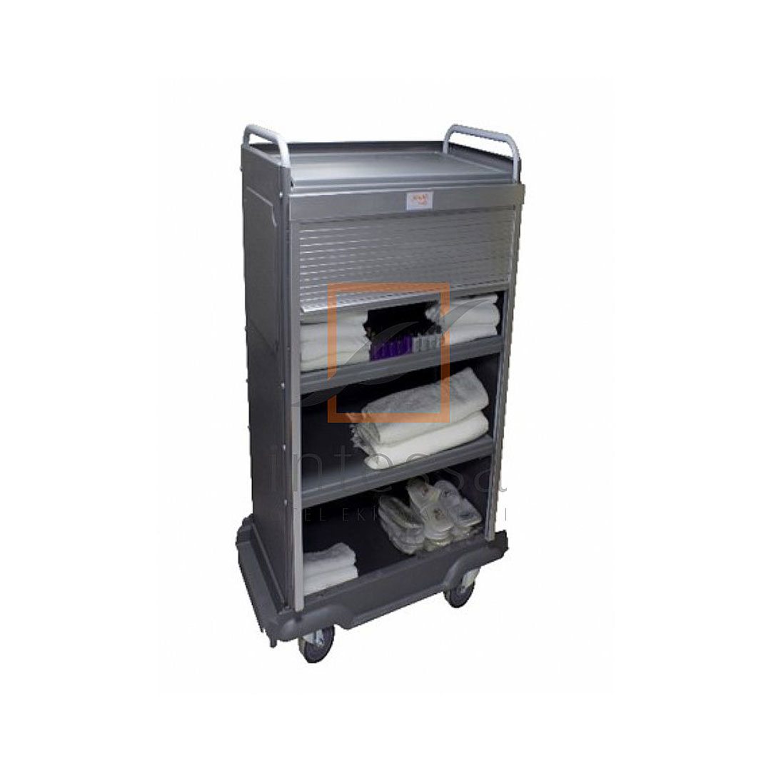 OTEL KAT TEMİZLİK ARABASILUX STORE KAPAKLI  JT